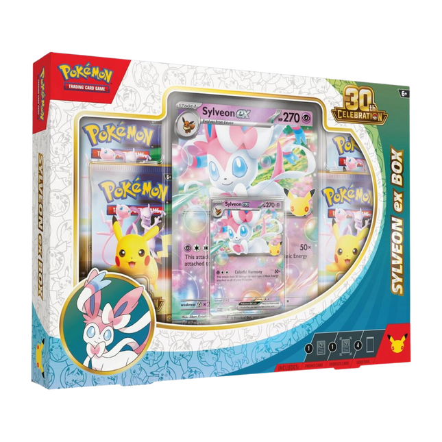 Pokemon TCG - 30th Celebration Sylveon ex Box