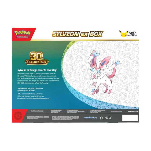 Pokemon TCG - 30th Celebration Sylveon ex Box