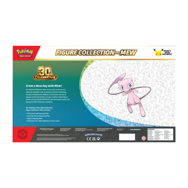 Pokemon TCG - 30th Celebration Figure Collection (Mew / Mewtwo)