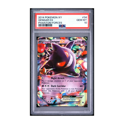 PSA 10 | Gengar EX #34/119 (Phantom Forces, 2014)