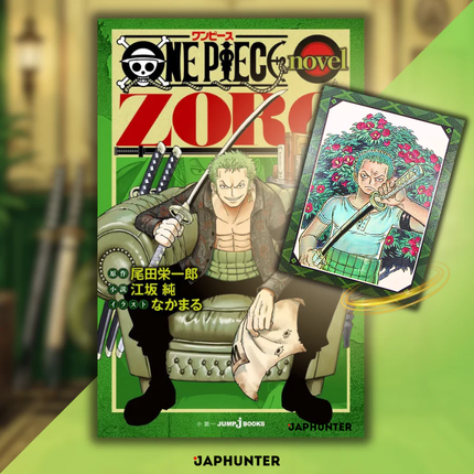 One Piece - Novel ZORO (Japanese) with Promo Card