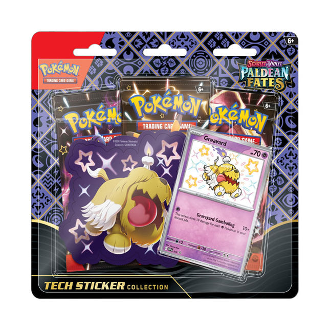 Pokemon TCG - Paldean Fates Tech Sticker Collection