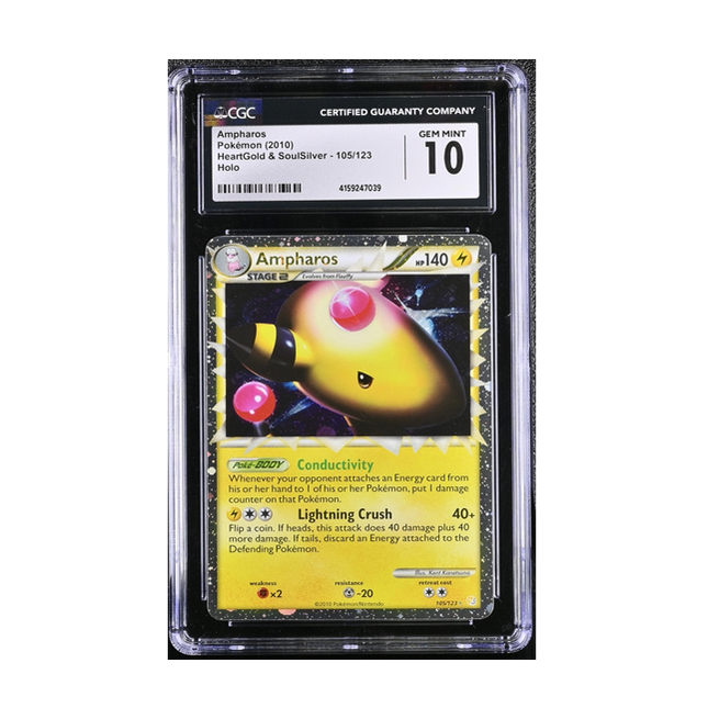 CGC 10 | Ampharos Holo #105